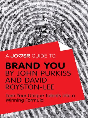 cover image of A Joosr Guide to... Brand You by John Purkiss and David Royston-Lee